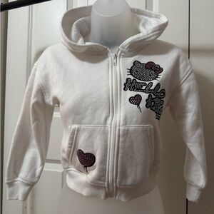 Forever 21 Girls Hello Kitty Zip Up
